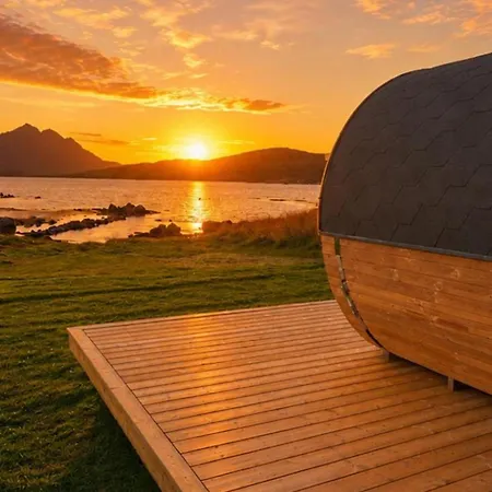 Prázdninový dům Oceanview Sleeps 6 - Sauna - Private Terrace Straumsjoen